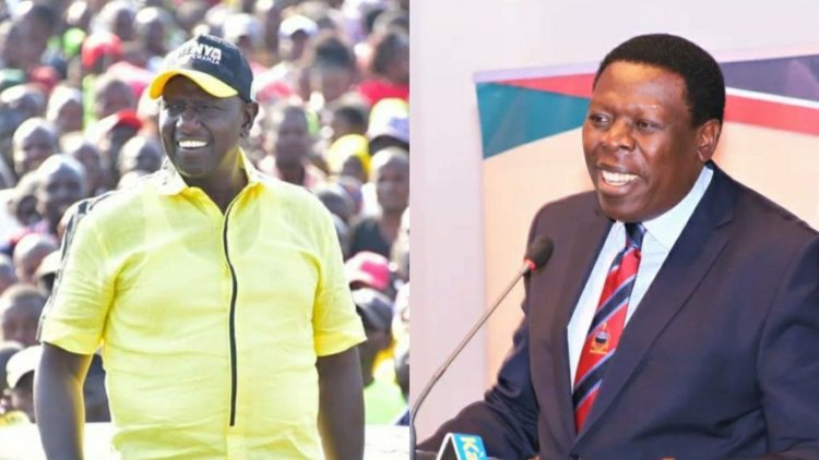 Ruto's Reply To Eugene Wamalwa Saying He Almost Slapped Him (VIDEO)