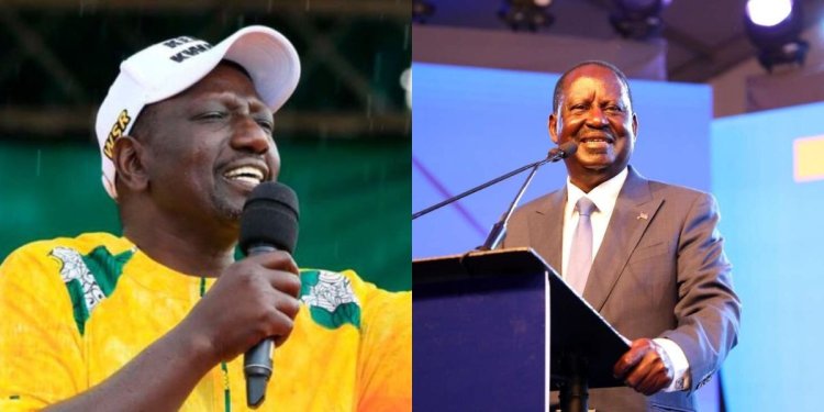 IPSOS Poll: Raila Beats Ruto By 6 Per Cent