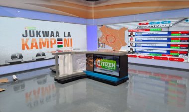 Citizen TV's New, Ultra-Modern Studios For Elections Coverage [VIDEO]