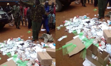 IEBC Materials Destroyed In Tharaka Nithi On Elections Eve