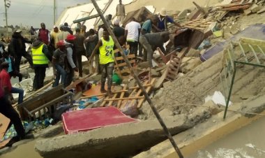 4-Storey Building Full Of Tenants Collapses [VIDEO]