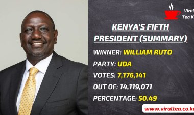 William Ruto: From Selling Chicken To Becoming Kenya's Fifth President