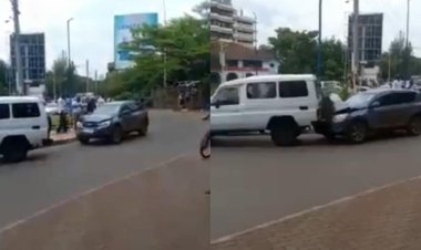 Video Of Cop Shooting At Car After Ramming Vehicle Goes Viral