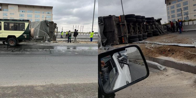Accident Along Nairobi Expressway After Uhuru Official Launch [PHOTOS]