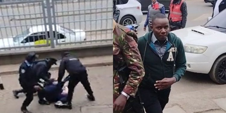 Journalist Assaulted While Covering Dramatic Fight Outside Nairobi Mall [VIDEOS]