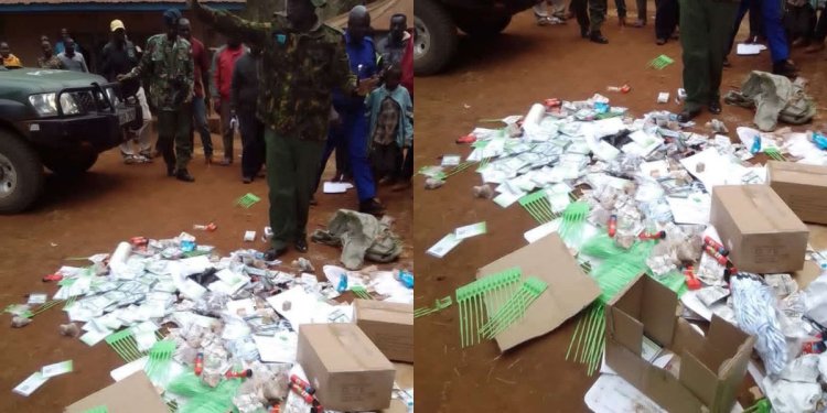IEBC Materials Destroyed In Tharaka Nithi On Elections Eve