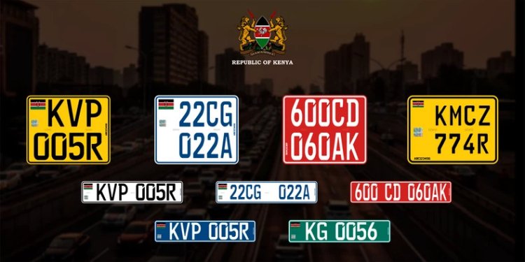 Heavy Penalties For Kenyans Who Don't Buy New Number Plates