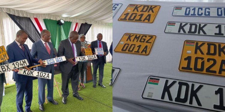 NTSA: How To Apply For New Digital Number Plates