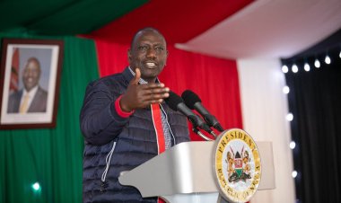 You Shall Be Taught How To Use Forks, Spoons- Ruto to MPs