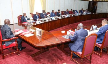 Matiang'i Attends Ruto's First Cabinet Meeting [PHOTOS]