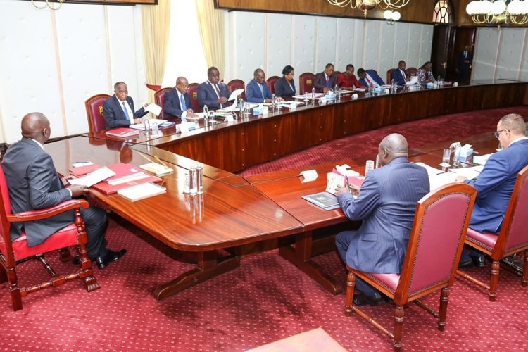 Matiang'i Attends Ruto's First Cabinet Meeting [PHOTOS]