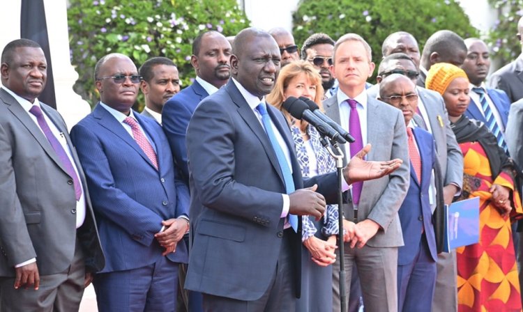 Ruto Unveils Cabinet At State House [LIST]