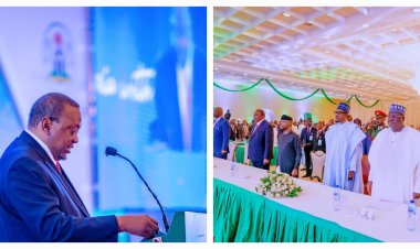 Uhuru Flies Out To Nigeria, Meets President