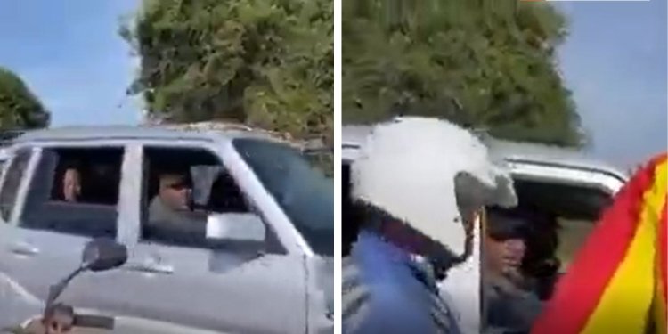 Uhuru Spotted In Public Again Driving Himself In Pickup [VIDEO]