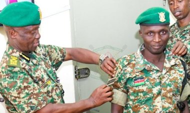 NYS Officer Promoted After Cleaning CS Namwamba's Shoes