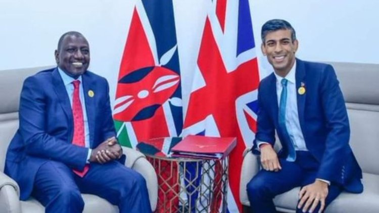 Ruto Meets UK PM With Kenyan Roots At COP 27
