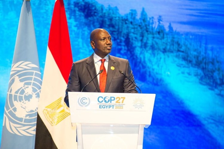 President William Ruto's Speech At COP 27