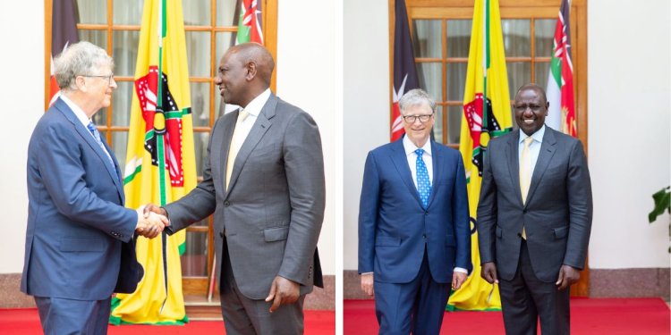 Ruto Hosts Bill Gates At State House [PHOTOS]