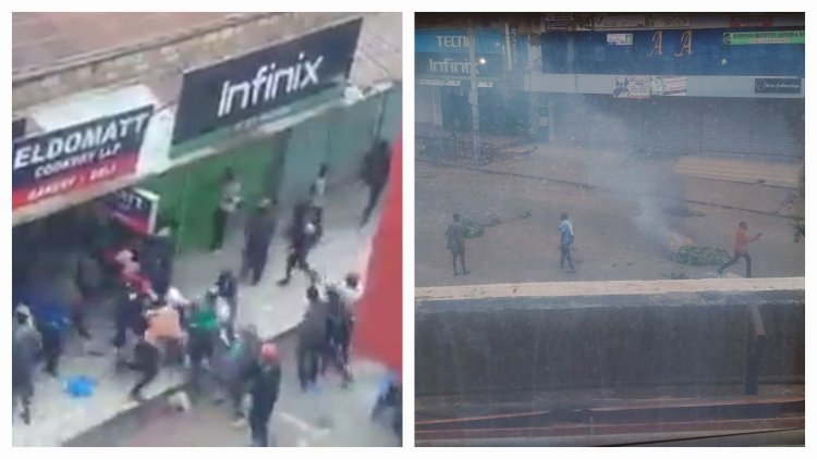 Supermarket Looted As Riots Erupt In Eldoret Town [VIDEO]