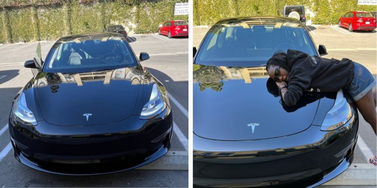 Features Of Elsa Majimbo's Ksh8 Million Tesla Car [PHOTOS]