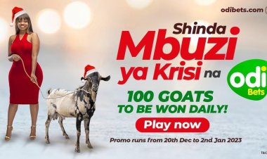 Shinda Mbuzi ya Krisi: 100 Mbuzis To Be Won Daily On Odibets
