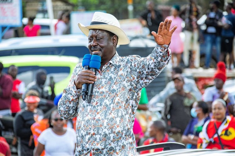 Raila Piles Pressure On Ruto With 12 Demands