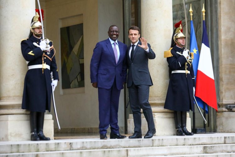 Details Of Ruto's Meeting With Macron In France [PHOTOS]