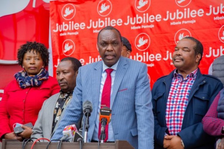 Jubilee Party Suspends Jeremiah Kioni, Murathe, Wants Out Of Azimio