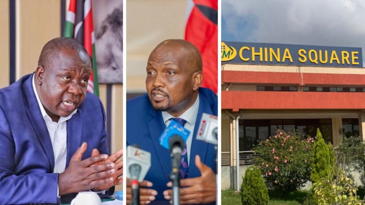 Moses Kuria Corners Matiang'i Amidst Plan To Close China Square