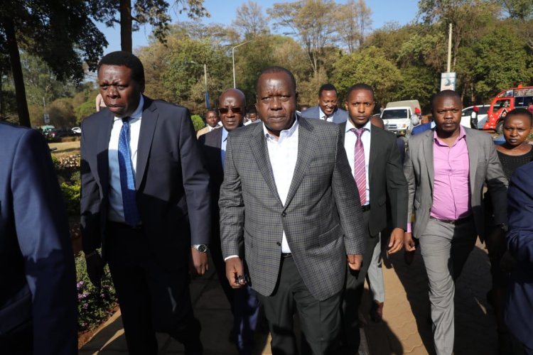 Held For 5 Hours: Dramatic Events During Matiang'i's Trip To DCI Headquarters
