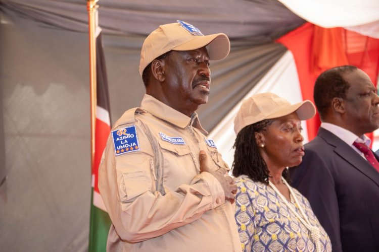 Read Raila's Ruto Must Go Speech [FULL]