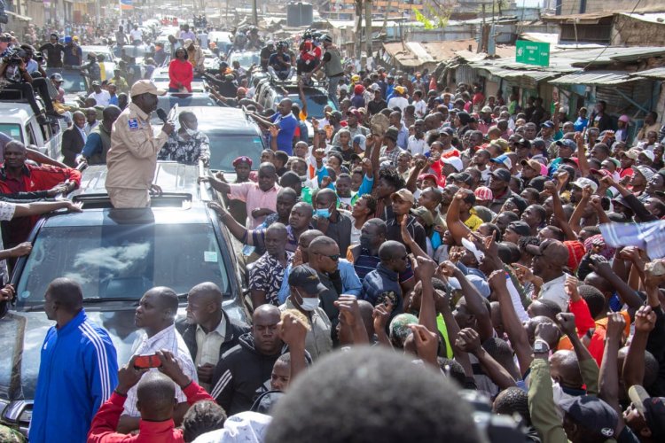 How Raila Enters Nairobi Estates During Protests Despite Police Presence [VIDEO]