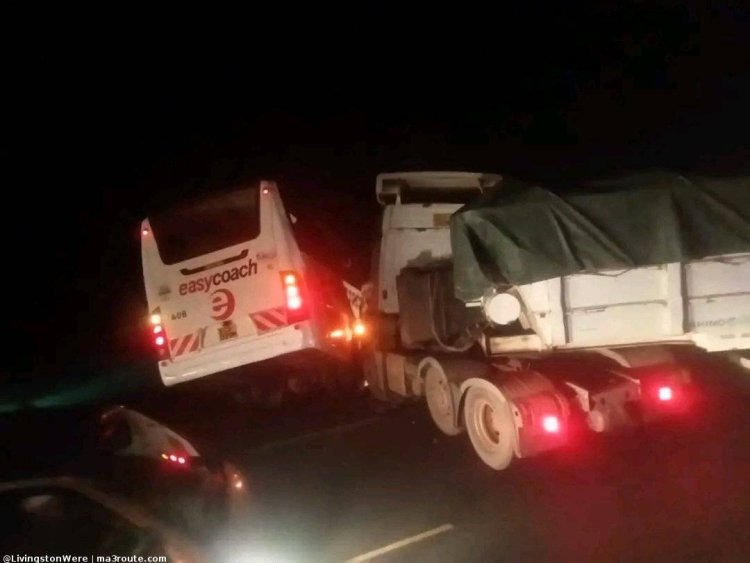 Easy Coach Speaks After Naivasha Night Accident Involving Trailer