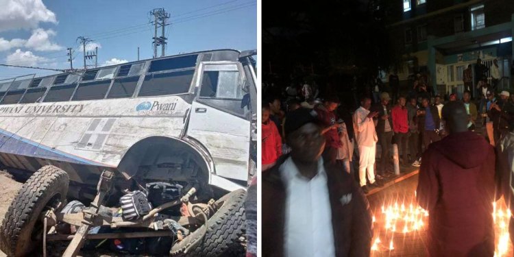 12 Universities Pay Vigil To Pwani University Students Killed In Accident [PHOTOS]