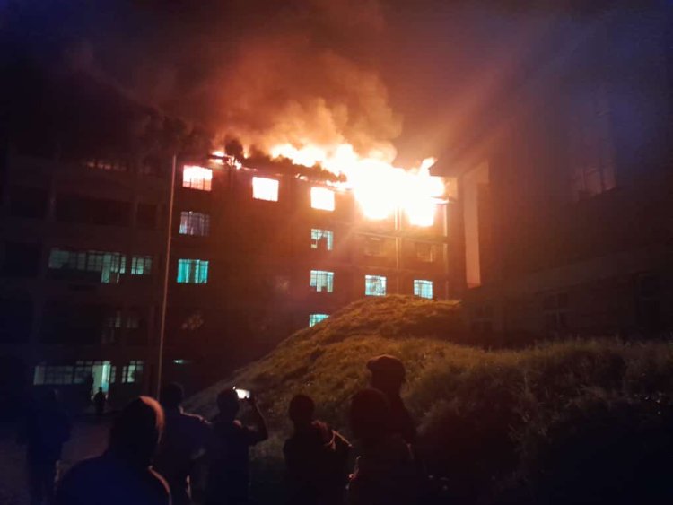 Kabianga University Hostel On Fire [VIDEO]
