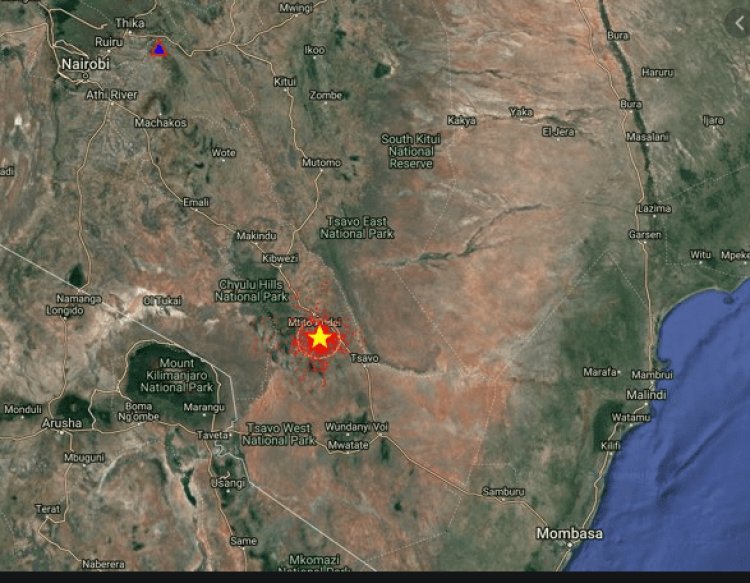 Earth Tremors Reported In Nairobi & Several Parts of Kenya