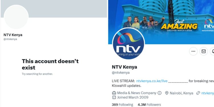 NTV Explains Why It Lost Twitter Account With Over 4.3M Followers