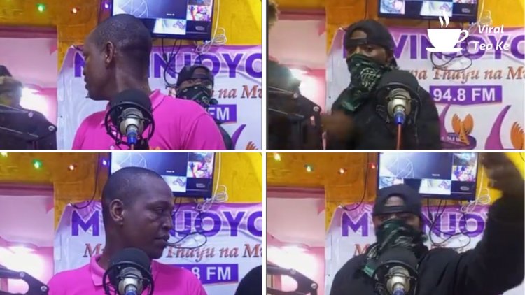 Watch Armed Robbers Raid Radio Station During Live Broadcast [VIDEO]