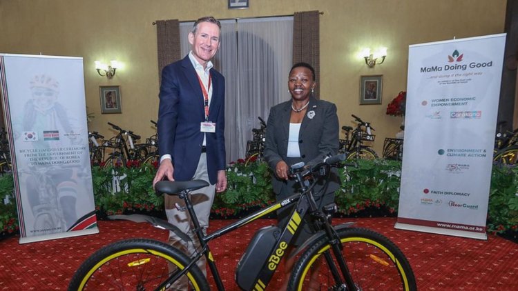 Rachel Ruto Receives 283 Bicycles From Korea Worth Ksh28 Million