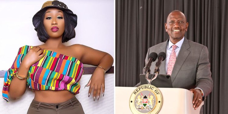 Victoria Kimani: Only Content Creators Showing Off Millions Should Pay Ruto's 15% Tax