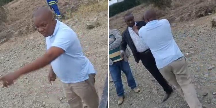 UDA MP Caught On Camera Assaulting Kenya Power Official [VIDEO]