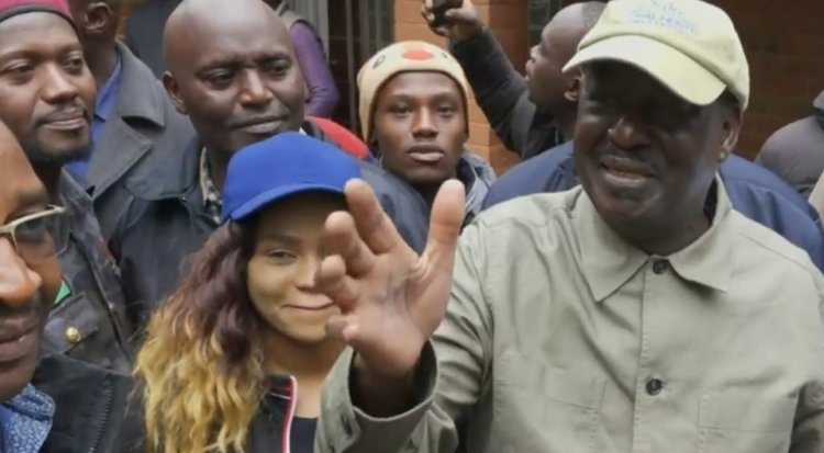 Maandamano: Raila Celebrates Historic Milestone By Reaching Nairobi CBD