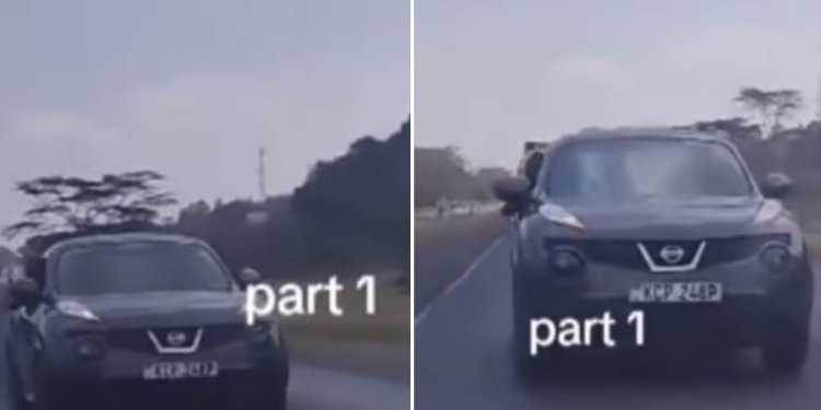Watch Motorist Drive In Reverse Gear Along Busy Highway [VIDEO]