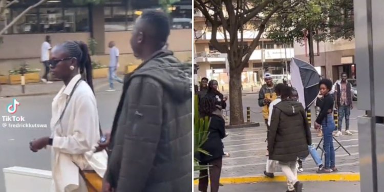 How TikToker's Skit Of Approaching Woman In Nairobi CBD Backfired [VIDEO]