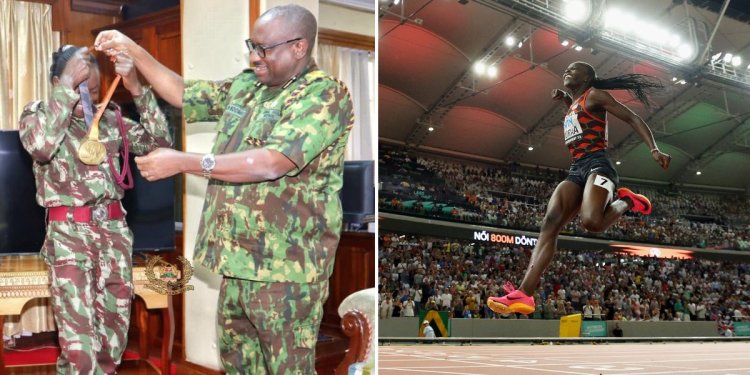 Mary Moraa: Kenyan Gold Medalist Who Serves In Special Police Squad