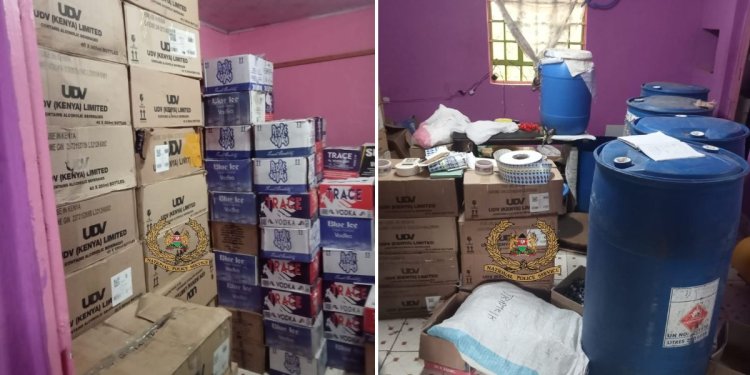 Police Seize Fake Alcohol, Cigarettes In Crackdown On Drugs