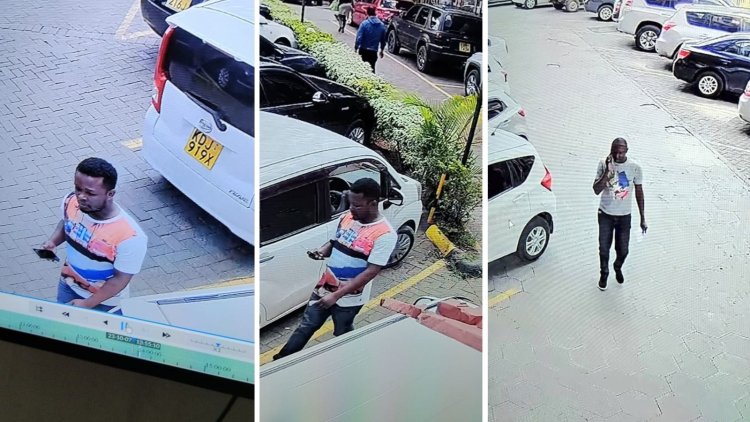 DCI Starts Manhunt For Robbers Caught On CCTV Robbing Nairobi Motorist Ksh1.5M