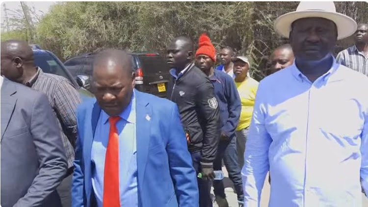 Raila Denied Access To Athi River Demolitions [VIDEO]