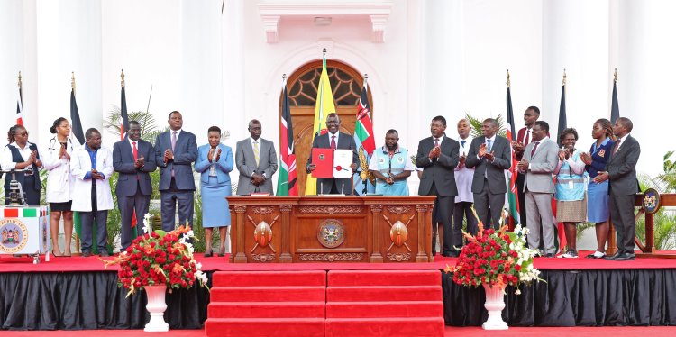 Ruto Signs 4 Bills Into Law, Including One Abolishing NHIF