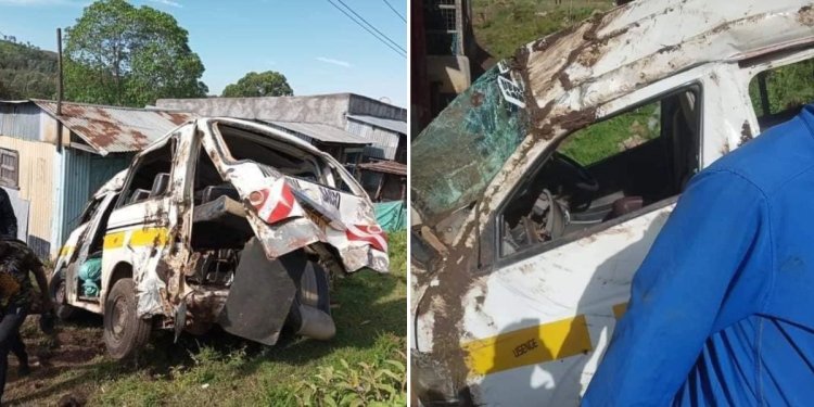 Football Players Heading To Naivasha For Match Survive Road Accident